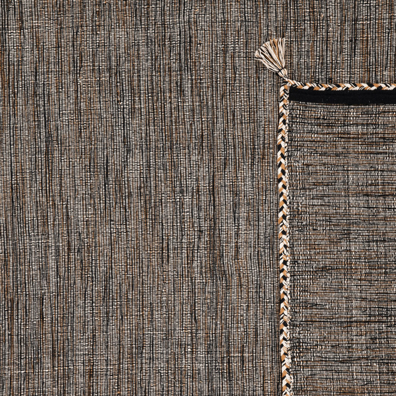 Amaral Hand Woven Cotton Solid Color Rug, Runner 2'3" x 7'