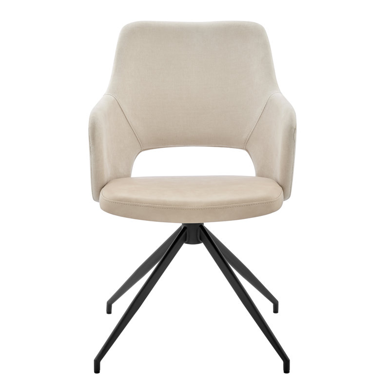 Chaise de travail Celestia, Similicuir beige