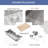 30X21x9 Inch Stainless Steel Workstation Sink - With Drying Rack & Template Kitchen X-Shaped Water Guide For Smooth Drainage