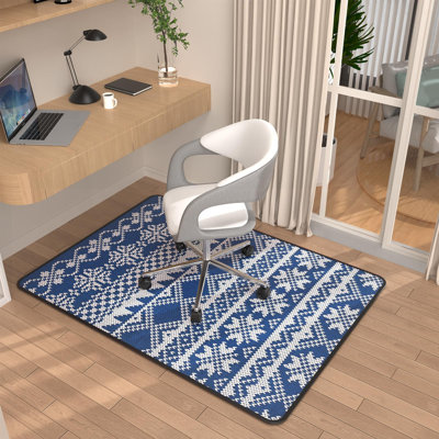 Heavy Duty Office Chair Mat 120x90cm, Anti-Skid Protector for Carpet & Hardwood Floors
