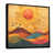 Black Floater Framed