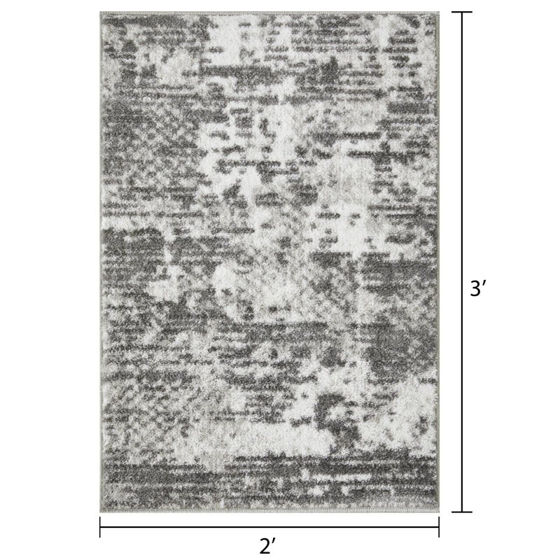 Sharitta Abstract Indoor Rug, Rectangle 2' x 3'