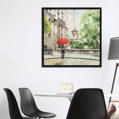 Paris Walk 1 Piece Painting on Canvas