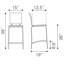 Tabouret Voicu Criss Cross (ensemble de 2)-1906473599-1906473598