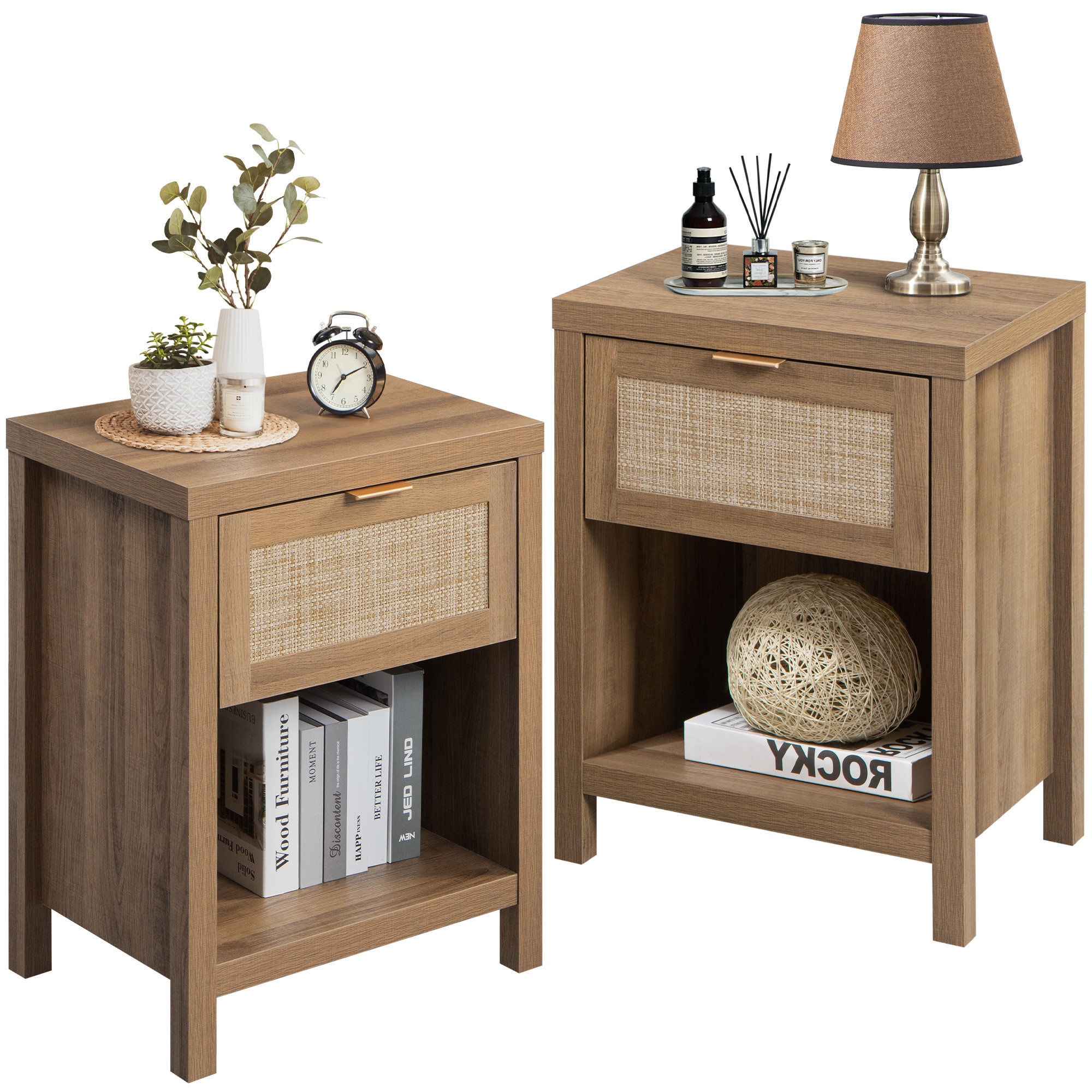 Bayou Breeze Alayha 1 - Drawer Nightstand & Reviews | Wayfair