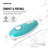 Compact Battery Operated Hands-Free Automatic Can Opener For Any Size Can With Magnet To Safely Remove Lid, Seamless Opening Decreases Sharp Edges For Easily And Safely Opening Cans, Aqua