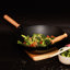 JOYCE CHEN Non-Stick Enameled Cast Iron Wok Set with Lid