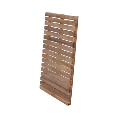 Solid Teak Wood Shower Mat