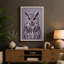 Eagle Owl Botanical - Wrapped Canvas-141461071-141461062