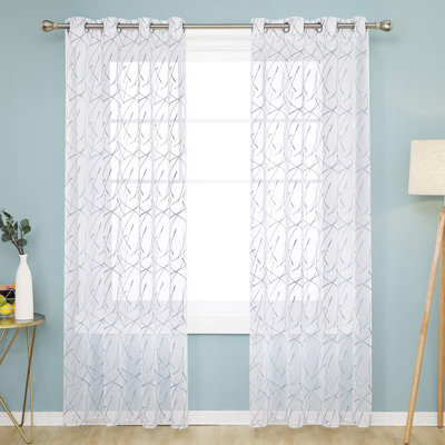 Mack Semi Sheer Curtain Pair