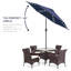 Parasol de marché éclairé 7 pi 6 po Fruiteam-69976254