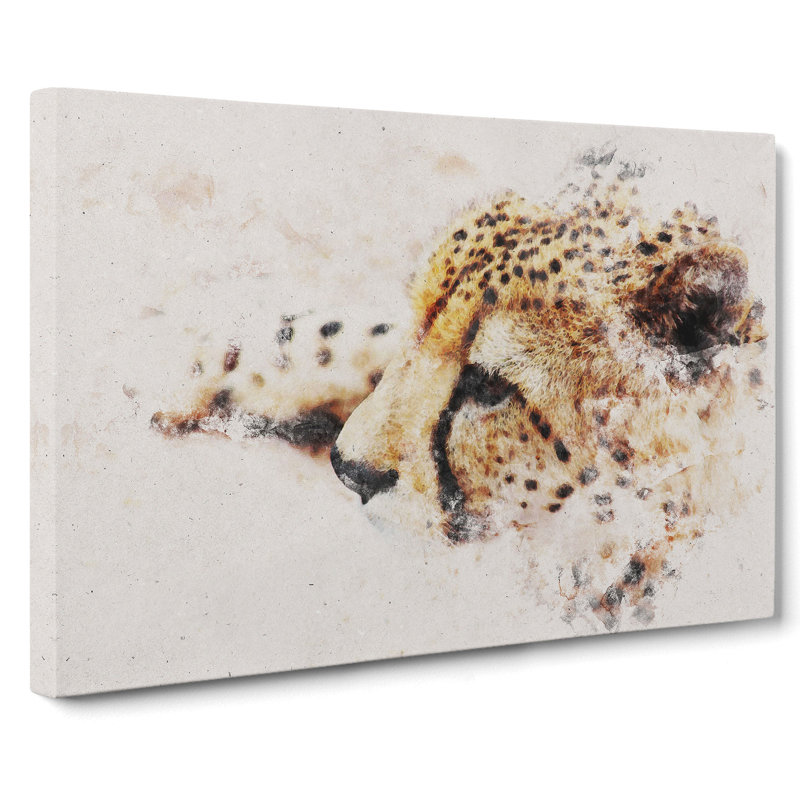 Cheetah Vol.1 - Wrapped Canvas Print, 40cm H x 60cm W x 3cm D