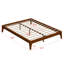 Base de lit plateforme en bois avec support en lattes de bois-2004362793