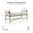 Lalia Modern Hammered Metal 3-Piece Bedroom Set-698997502-698997501-698997496