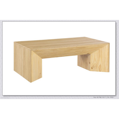 Harold Natural Oak Finish Coffee Table with Sturdy Design and Versatile Aesthetic for Modern and Traditional Interiors