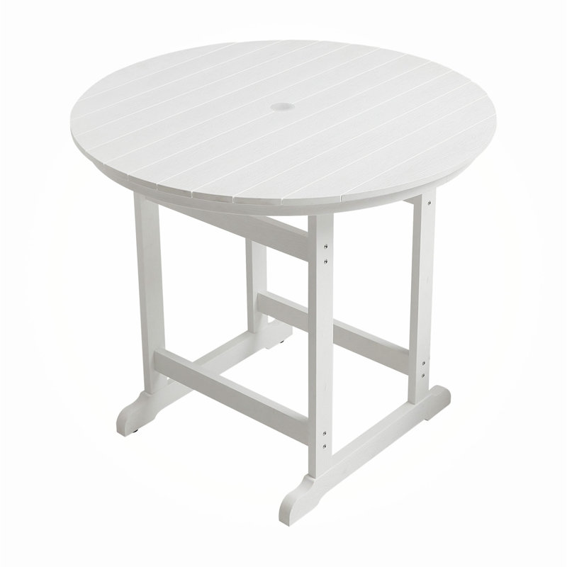 Table d'extérieur 47,24 L x 47,24 l, Blanc mat