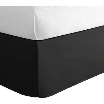 Jupe de lit classique ajustée, microfibre