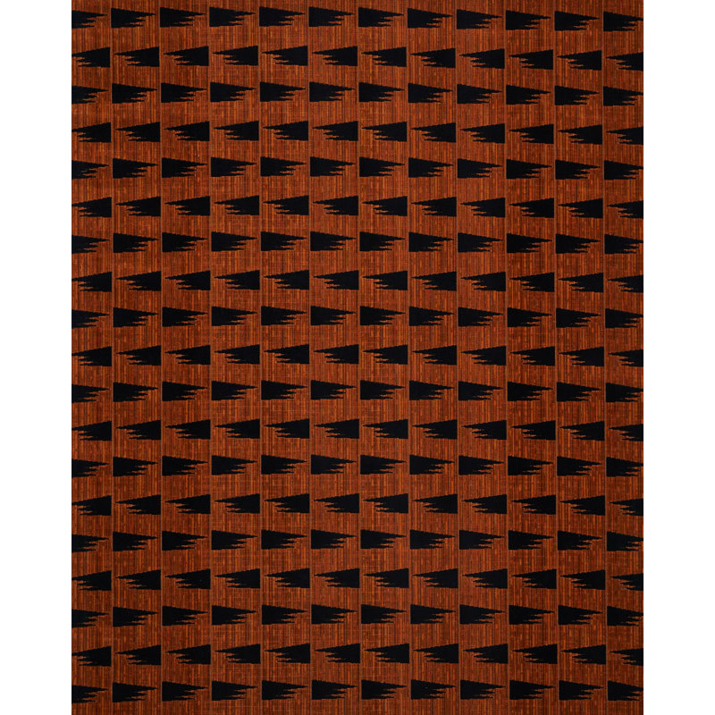 Schumacher x David Kaihoi Tutsi Fabric, Cinnamon