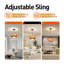 Luminaire suspendu en rotin 16 po