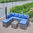 Patio Sofa With Cushions