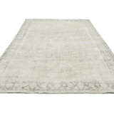 Muted Beige Traditional 7X11 Oriental Area Rug