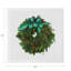 Christmas Wreath Cotton Blend Square Napkins-1748952487