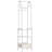 Coat Rack Stand with 3 Movable Hooks