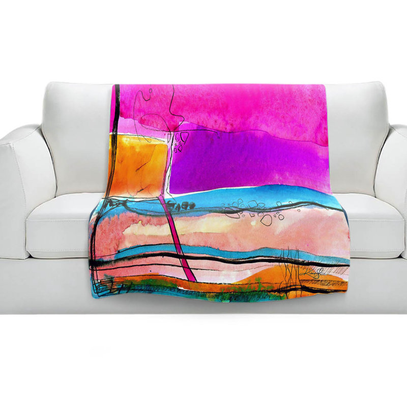 Couverture sherpa xxvii doux abstraction, l 51 po x L 60 po