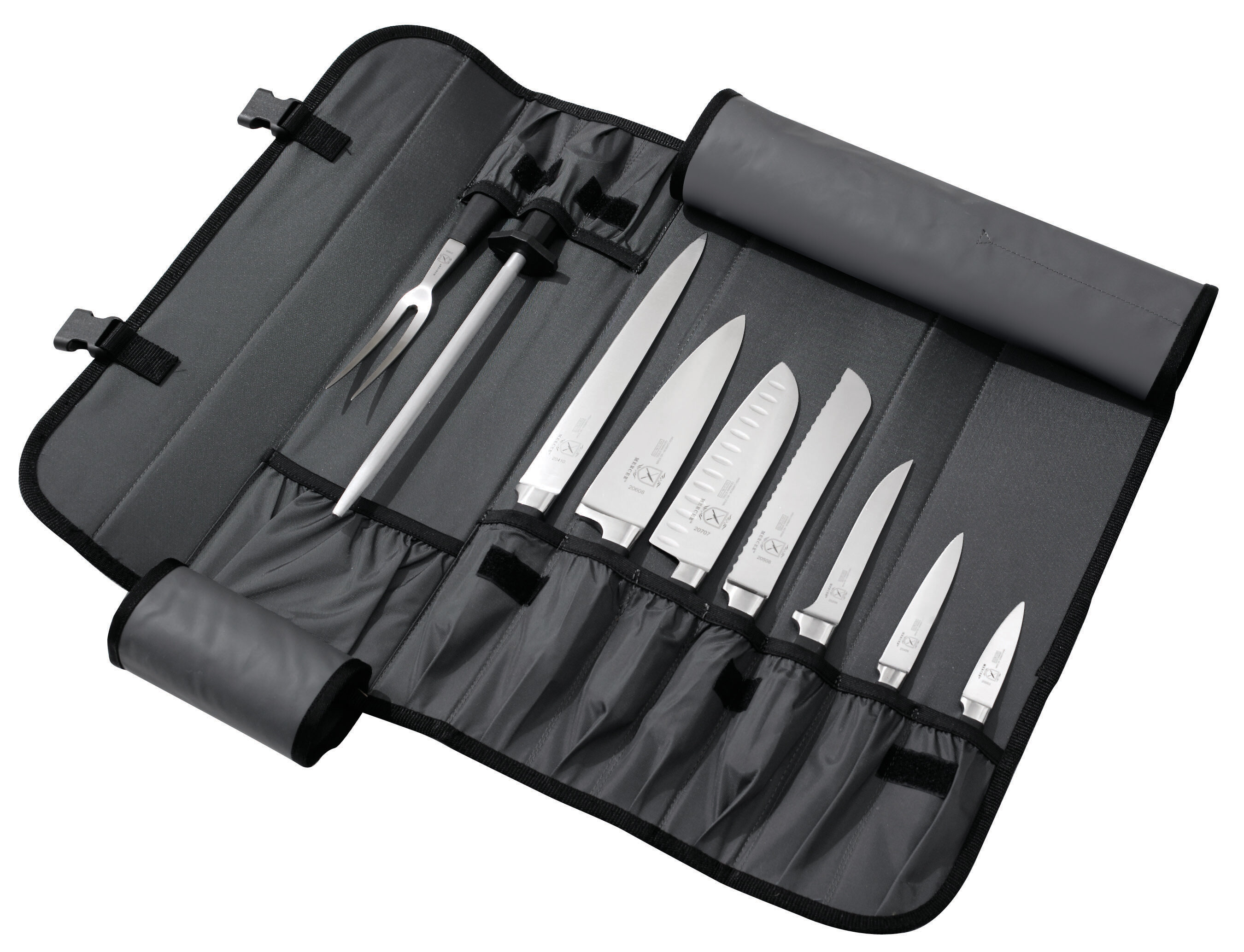 Millennia Paring Knife Set, 3, Stainless Steel, 3-Pack, Mercer