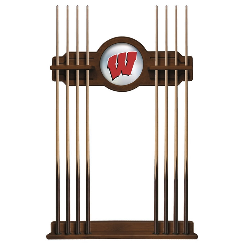 Porte-queues de billard NCAA, Chardonnay, Bucky-Badger de Wisconsin