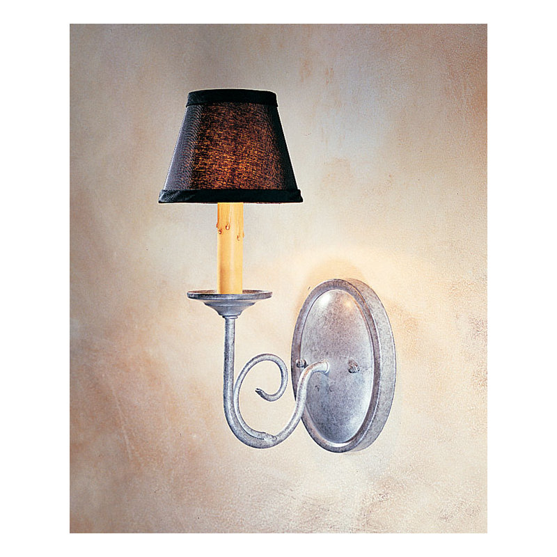 Applique murale à intensité variable à 1 lumière Jenna, Cameo Premium, Hexagone noir