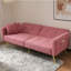 176cm Upholstered Convertible Sofa-1851962471