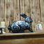 Statue de lapin en acier inoxydable