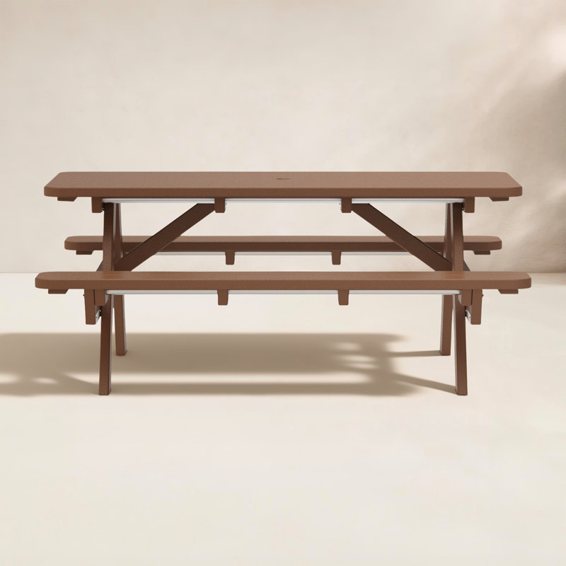 Table de pique-nique 72 po POLYWOOD Park, Teck