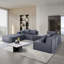 Canapé modulaire en velours côtelé Clementino-116082432