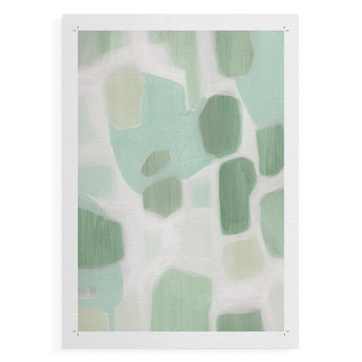 River Shapes II -Canvas Print Only - NOT FRAMED
