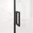Semi-Frameless Sliding Shower Door, Clear Tempered Glass,Cut Adjustable Width 4"