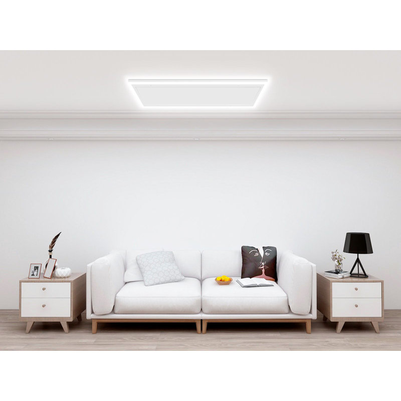 Mirrorstone 390 Watt 95 BTU Electric High Efficiency Panel Space Heater and with Digital Display