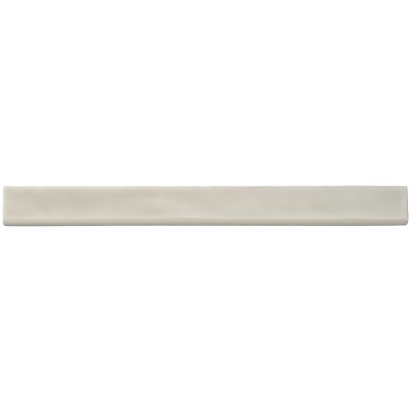 Carolina 2x20 Polished Ceramic Bullnose, Fog