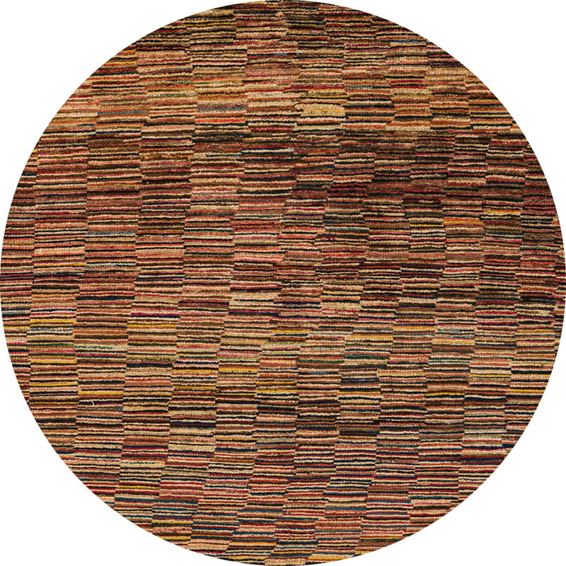 Agron Abstract Indoor Rug, Round 3'