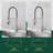 Single Handle Pull Down Kitchen Faucet with Touchless Sensor and Deck Plate-98664180