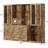 70.9'' H X 94.48'' W Book Cabinet Storage Bookcase Set