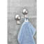 Crochets de rangement à succion iDesign Everett, 1,27 po x 2,92 po x 3,81 po, satin, paquet de 2