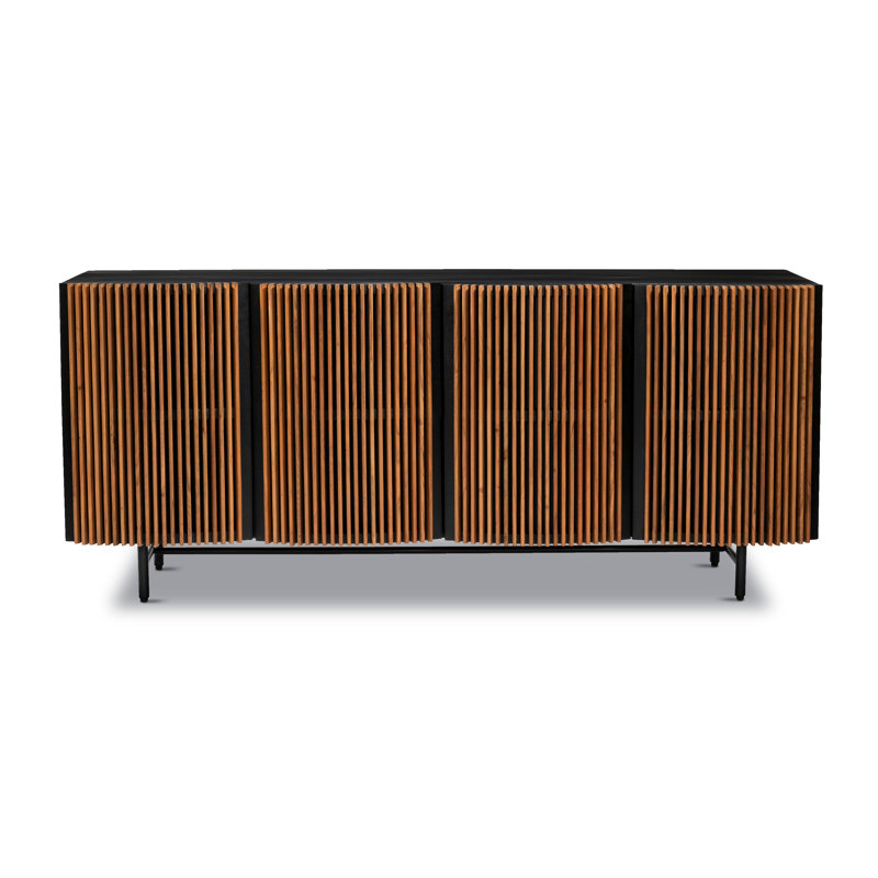 Buffet 70 "Sumi, Noir/noyer