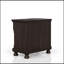 Table de chevet 2 tiroirs cerisier foncé