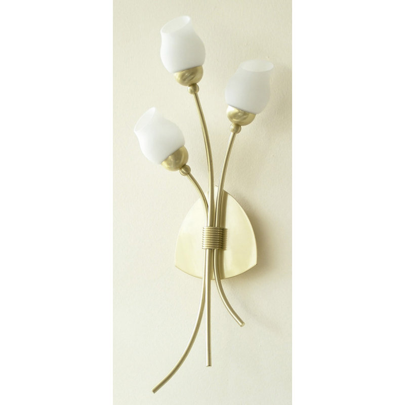Kissinger 3-Light Dimmable Wallchiere, Brass