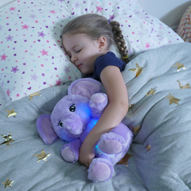 Éléphant mauve moelleux Lullabrites