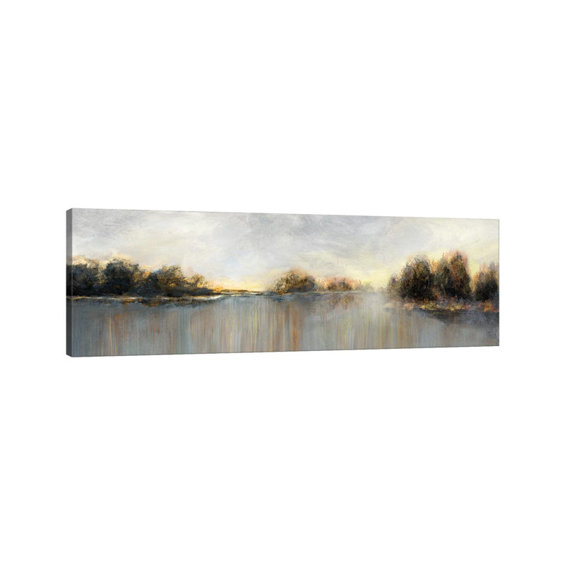 Rain At Dawn by Nan - Wrapped Canvas Panoramic Painting, 152.4 cm H x 50.8 cm W x 1.91 cm D