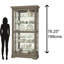Tyler VI Lighted Curio Cabinet-1908740177