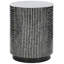 Table de bout multi en fausse nacre noire